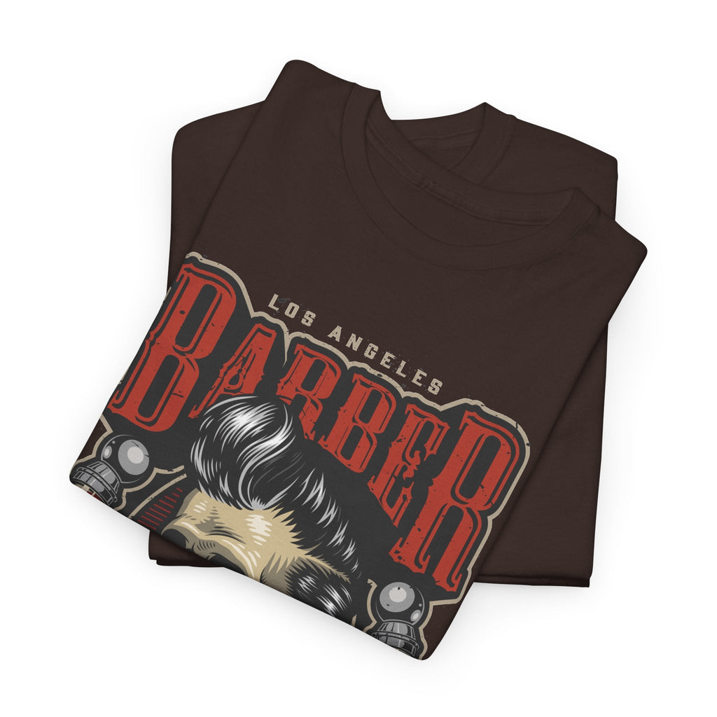 Barber Skull T-Shirt – Vintage Barbershop Grafik-T-Shirt