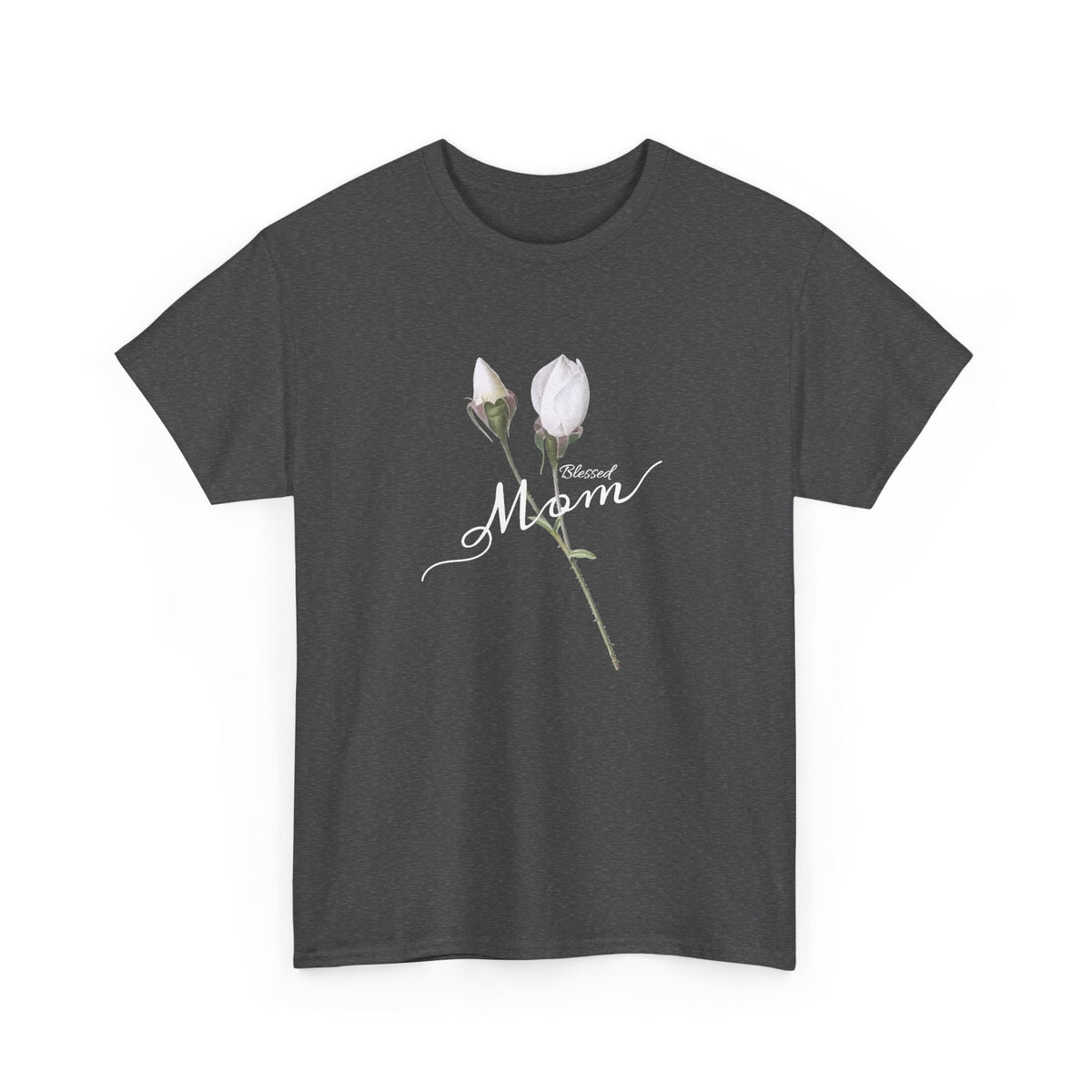 Mom Floral T-Shirt – Minimalistisches Damen-Baumwollshirt Grafik-T-Shirt