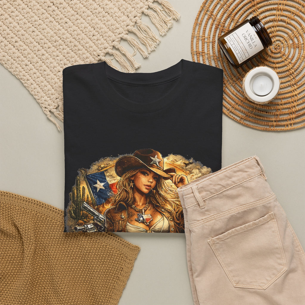 Texas Cowgirl T-Shirt – Vintage Western & Rodeo Grafik-T-Shirt