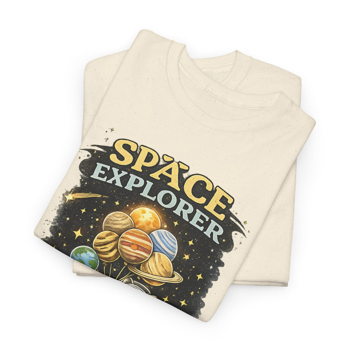 Space Explorer T-Shirt – Astronaut, Galaxie & Planeten Grafik-T-Shirt
