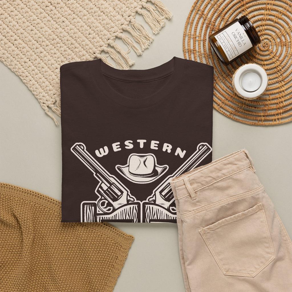 Vintage Cowboy T-Shirt – Western Saloon Retro Grafik-T-Shirt