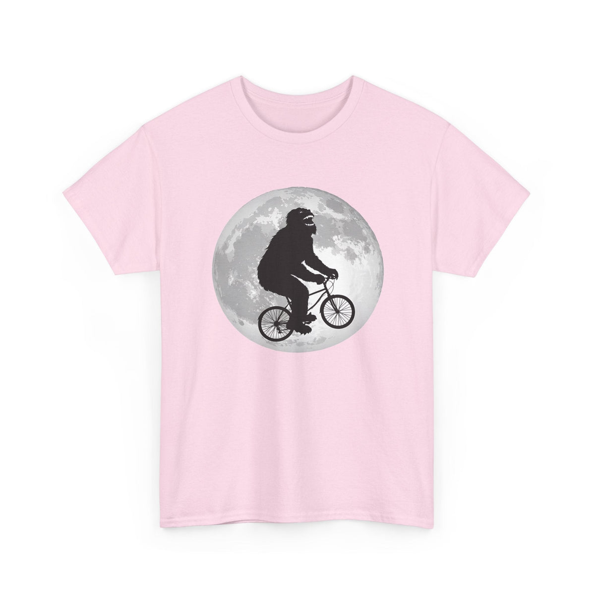 Bigfoot Bicycle T-Shirt – Mond & Natur-Abenteuer Grafik-T-Shirt