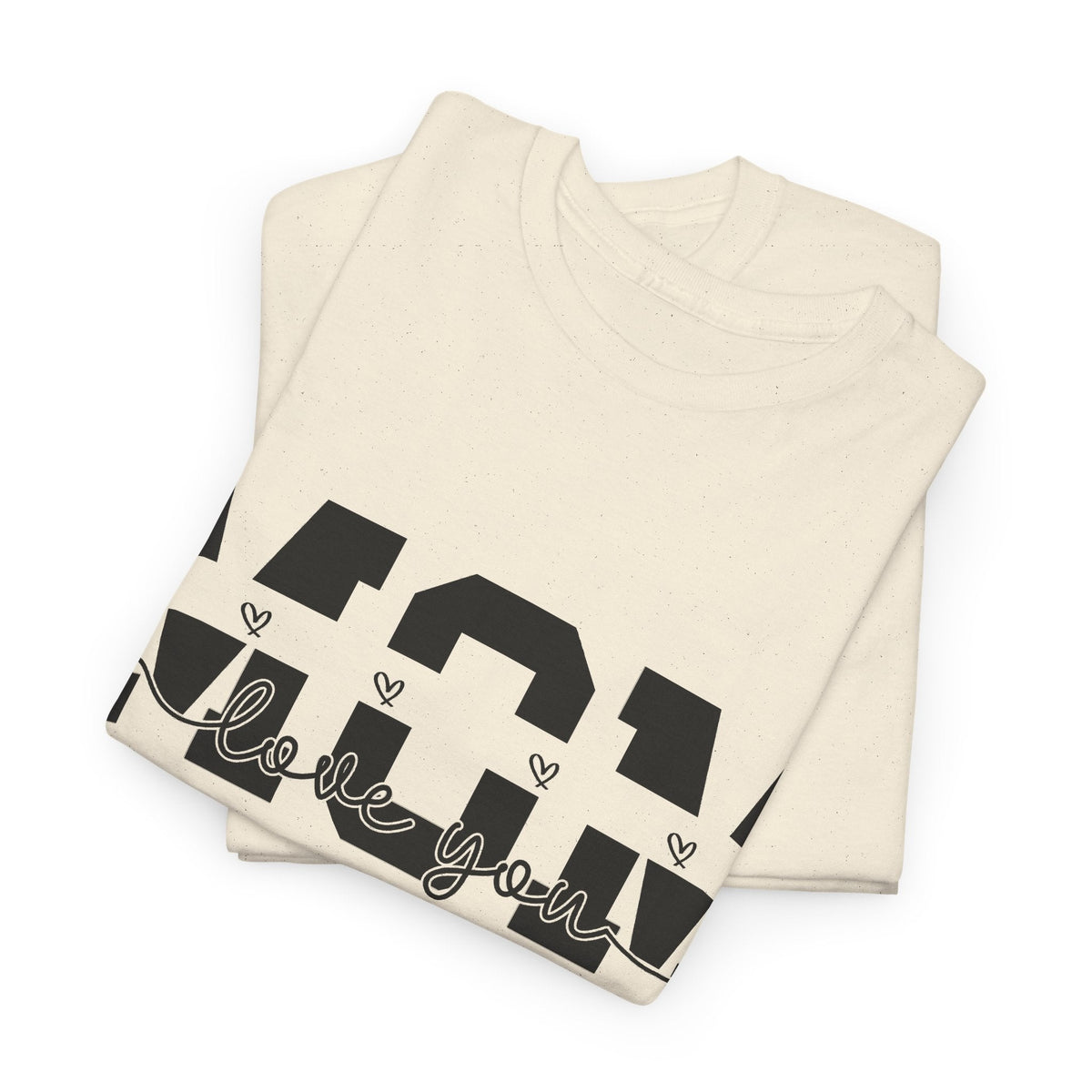 “Mom, I Love You” T-Shirt – Minimalistisches Muttertagsgeschenk T-Shirt