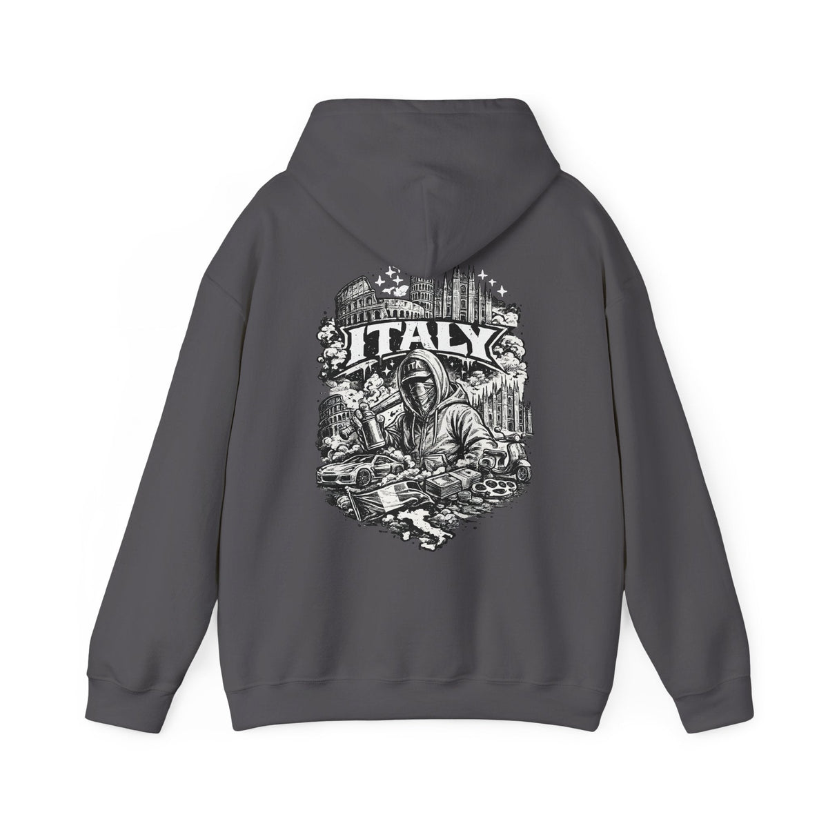 Italy Graphic Hoodie Vintage Reise & Kultur Hoodie – Kalabula