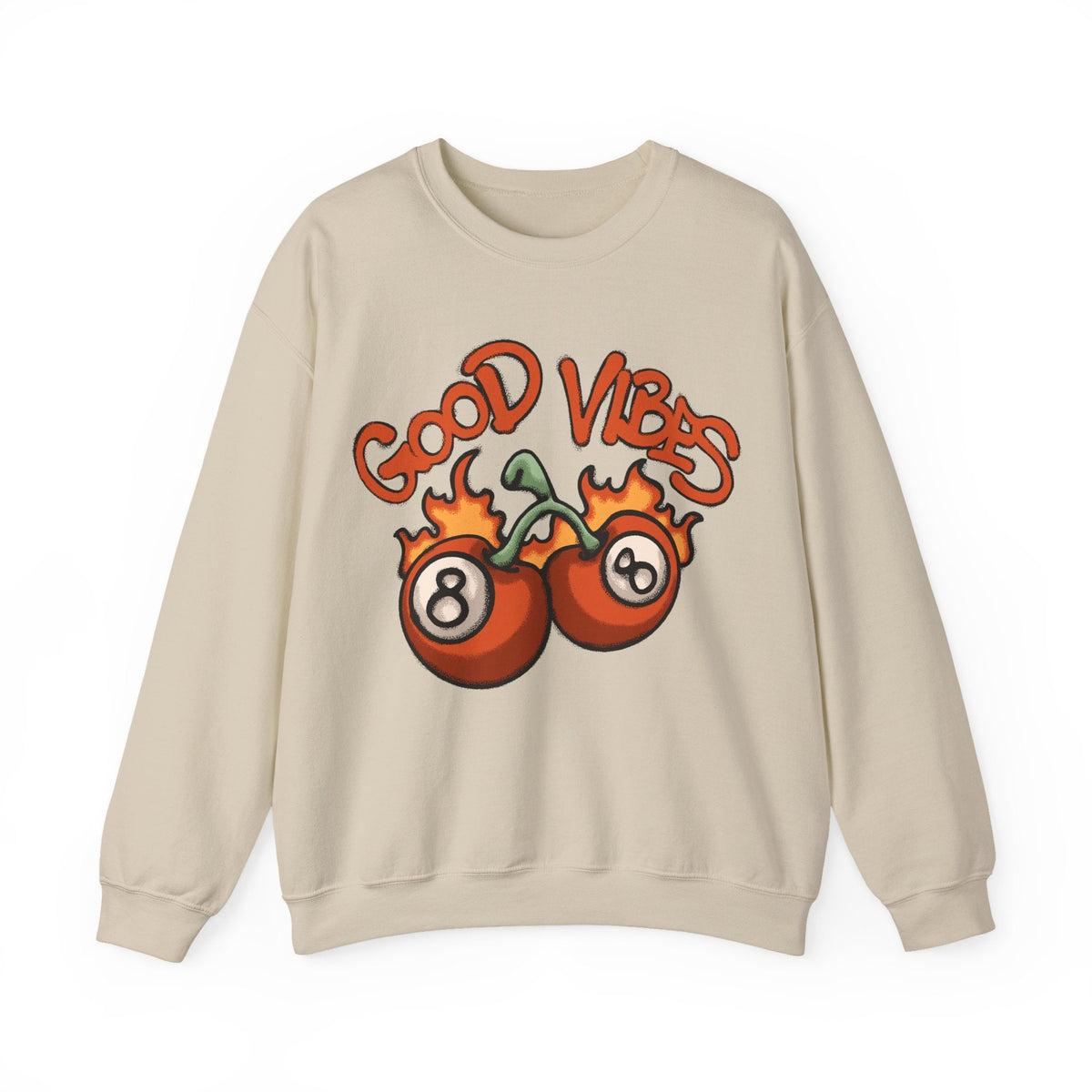 Good Vibes 8-Ball Sweatshirt – Sweatshirt von Kalabula