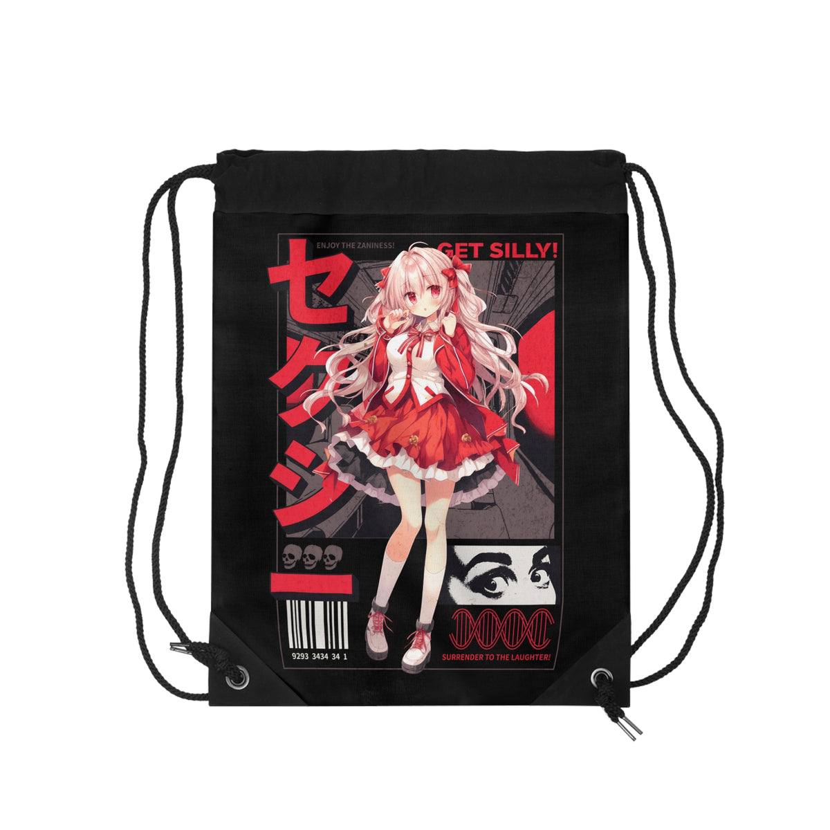 Anime Turnbeutel – Japanisches Streetwear-Mädchen-Motiv von Kalabula