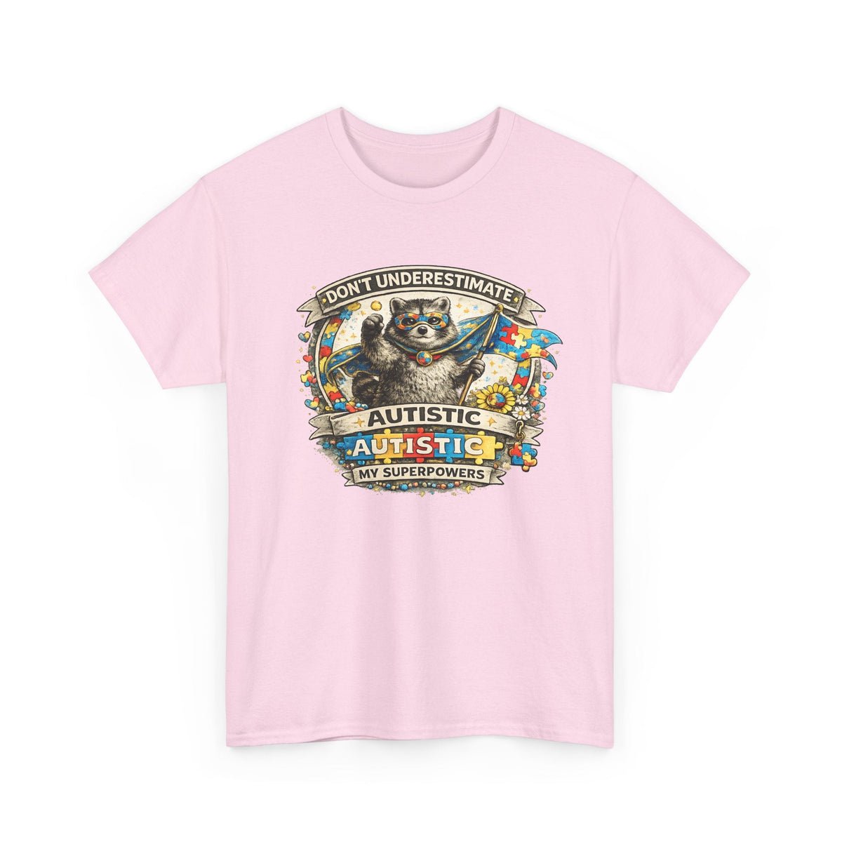 Autism Superpowers T-Shirt – „Unterschätze Autismus nicht“ Grafik-T-Shirt