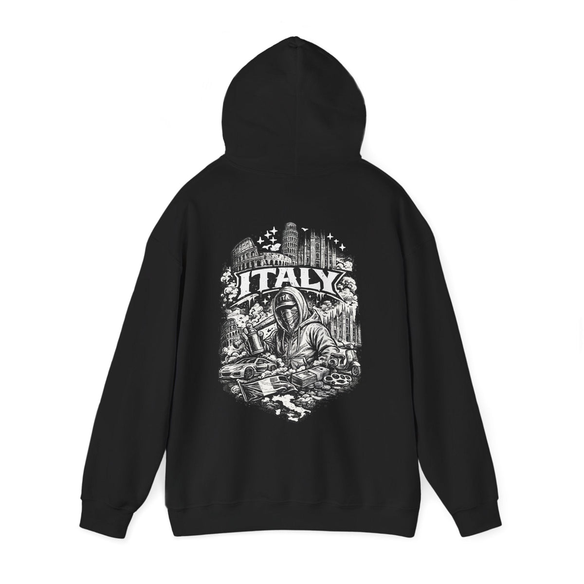 Italy Graphic Hoodie Vintage Reise & Kultur Hoodie – Kalabula