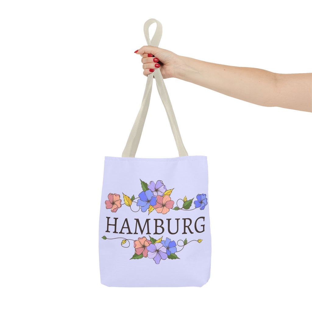 Hamburg Stofftasche – Florales City Design