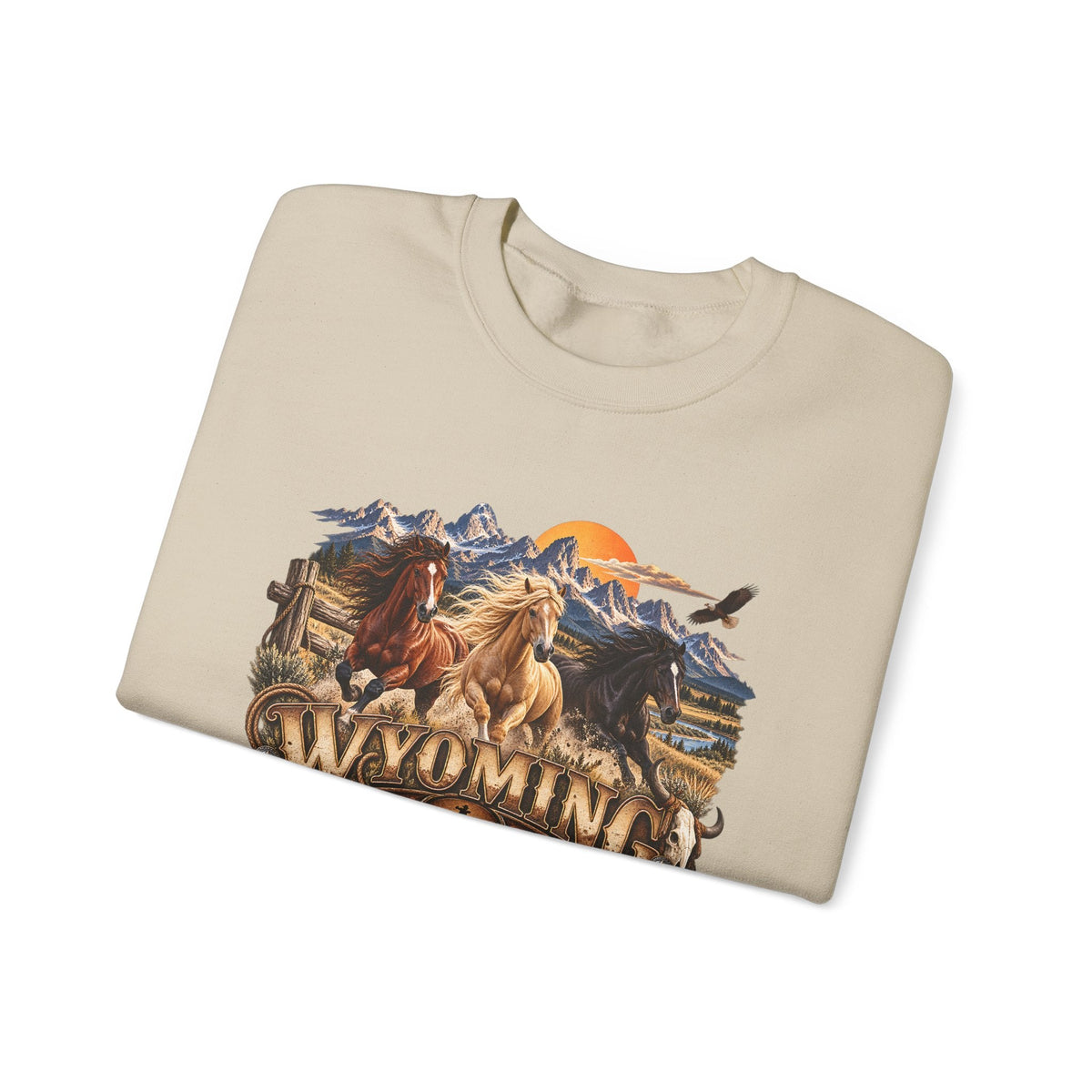 Wyoming Pferde Sweatshirt – Sweatshirt von Kalabula