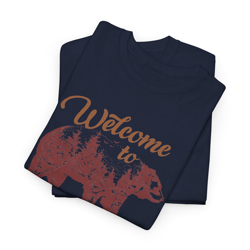 Welcome to California T-Shirt – Vintage Kalifornien-Bär Grafik-T-Shirt