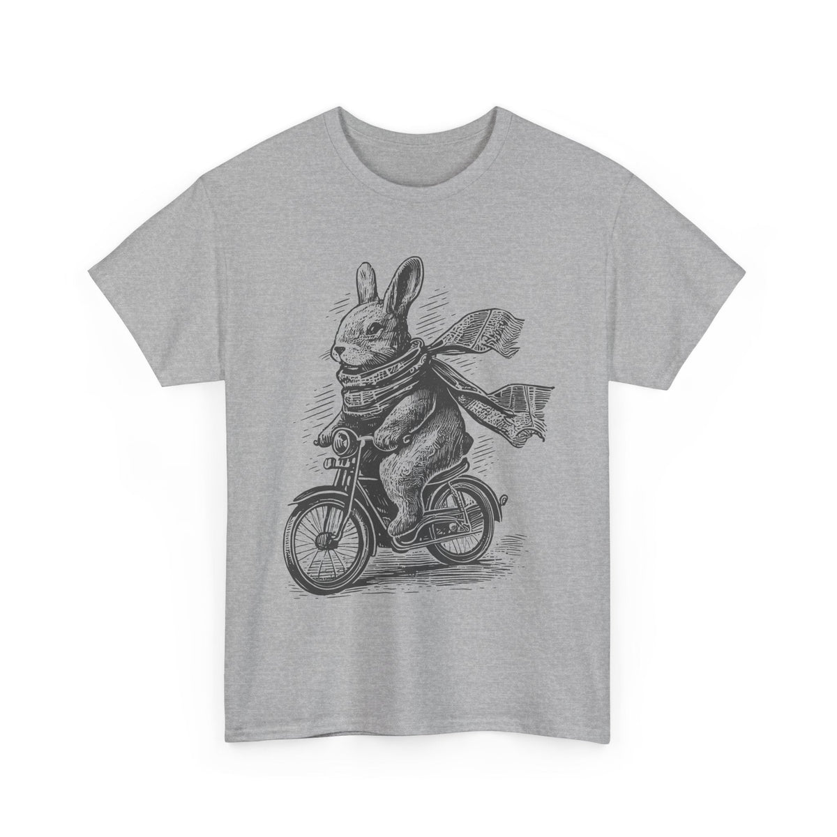 Bicycle Bunny T-Shirt – Lustiger Vintage-Hase Grafik-T-Shirt