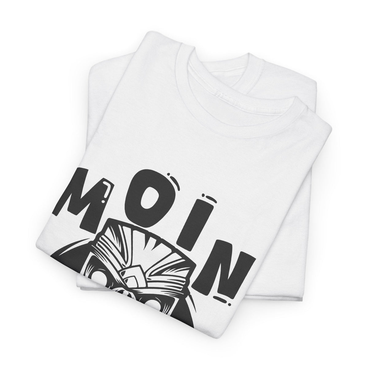 “MOIN” Tiki Mask T-Shirt – Tropisches Streetwear Grafik-T-Shirt