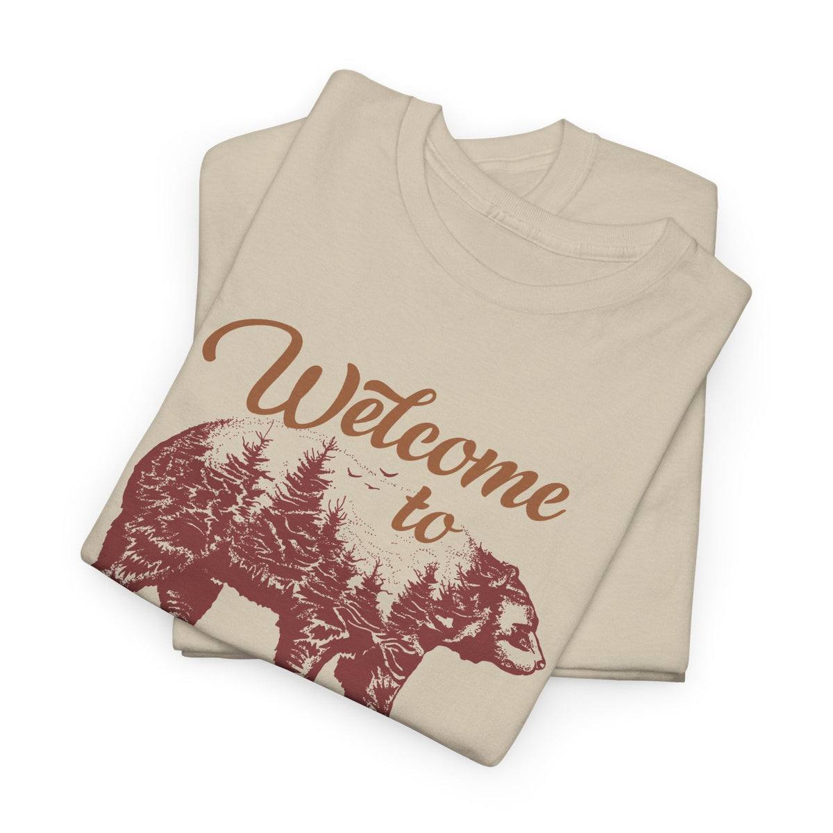 Welcome to California T-Shirt – Vintage Kalifornien-Bär Grafik-T-Shirt