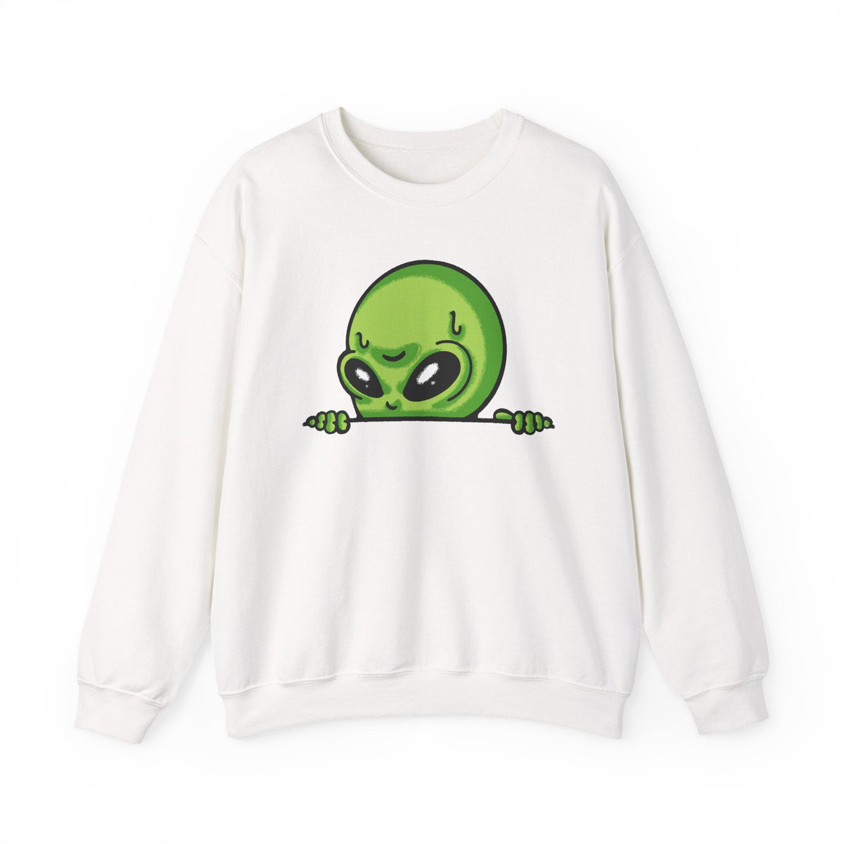Alien Peeking Sweatshirt – Sweatshirt von Kalabula