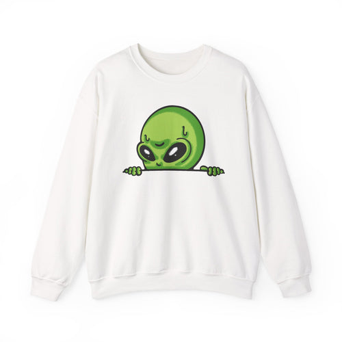 Alien Peeking Sweatshirt – Sweatshirt von Kalabula
