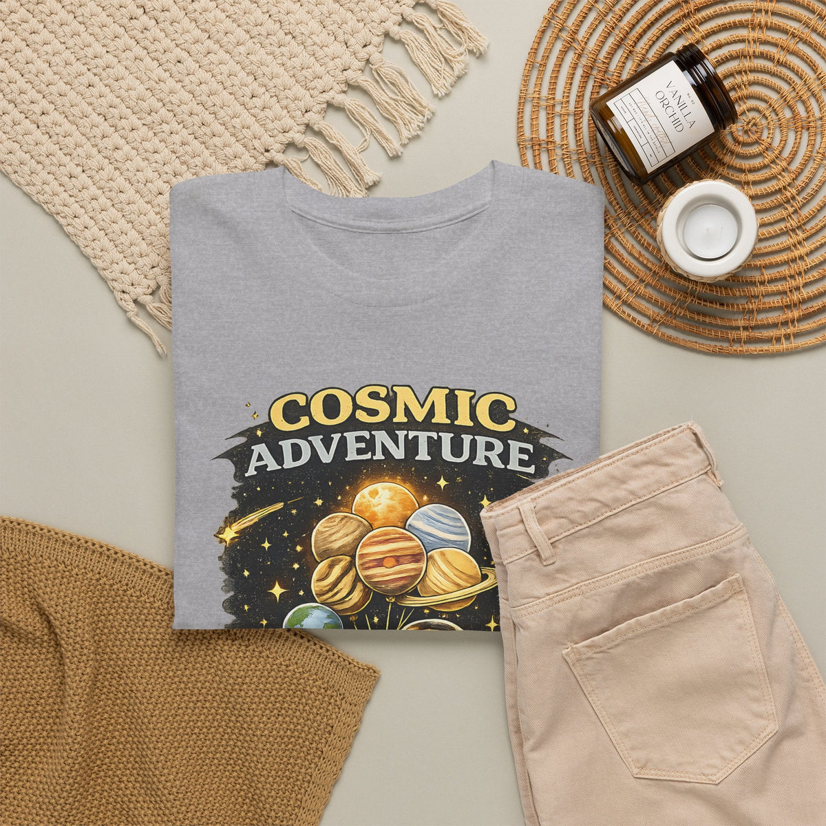 Astronaut Dog T-Shirt – Weltraum-Abenteuer Grafik-T-Shirt