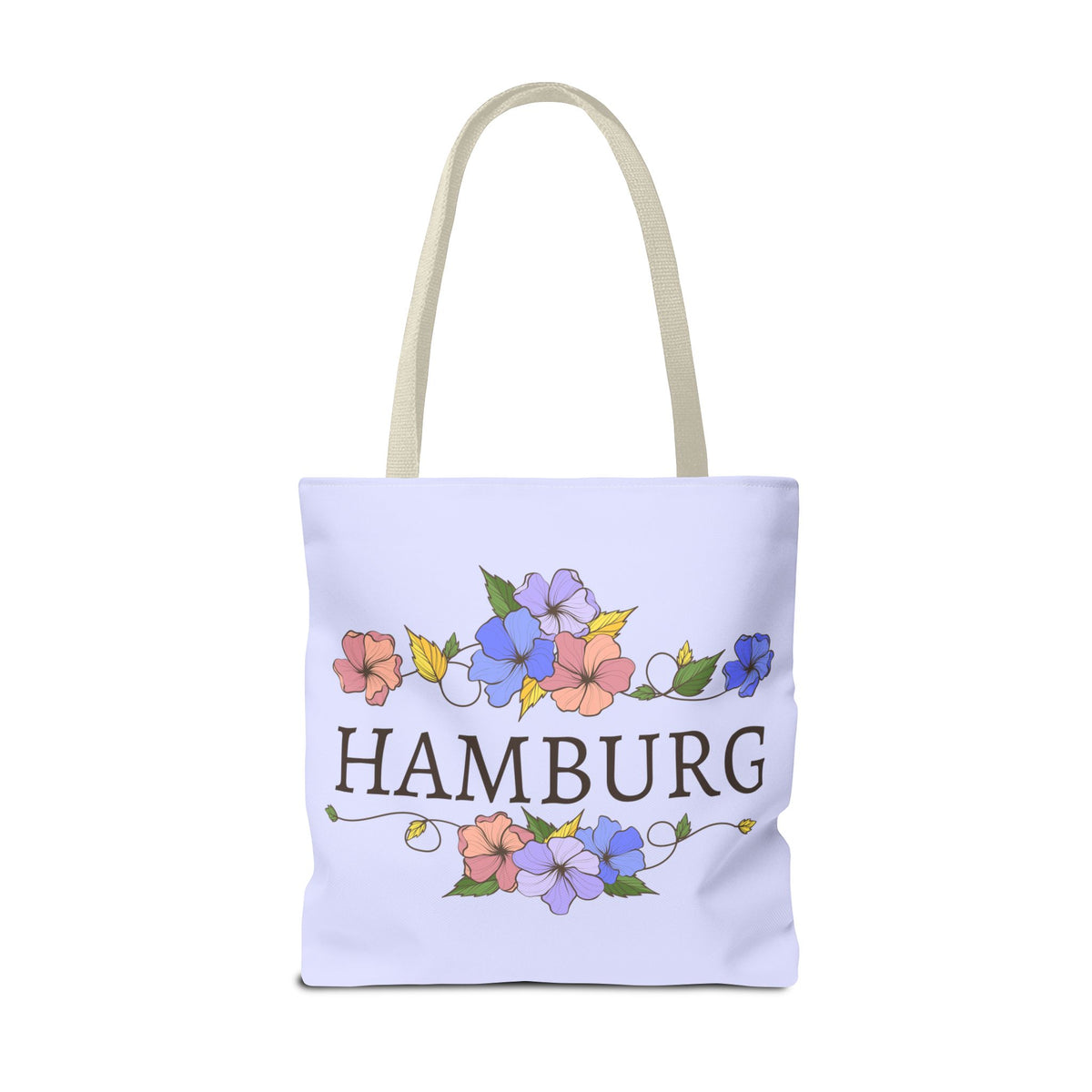 Hamburg Stofftasche – Florales City Design