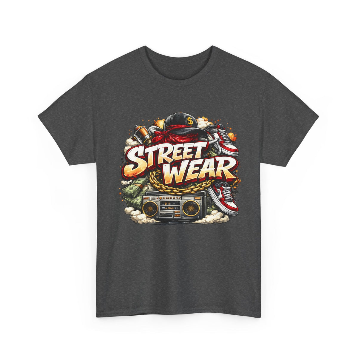 Urban Streetwear T-Shirt – Hip-Hop City Grafik-T-Shirt