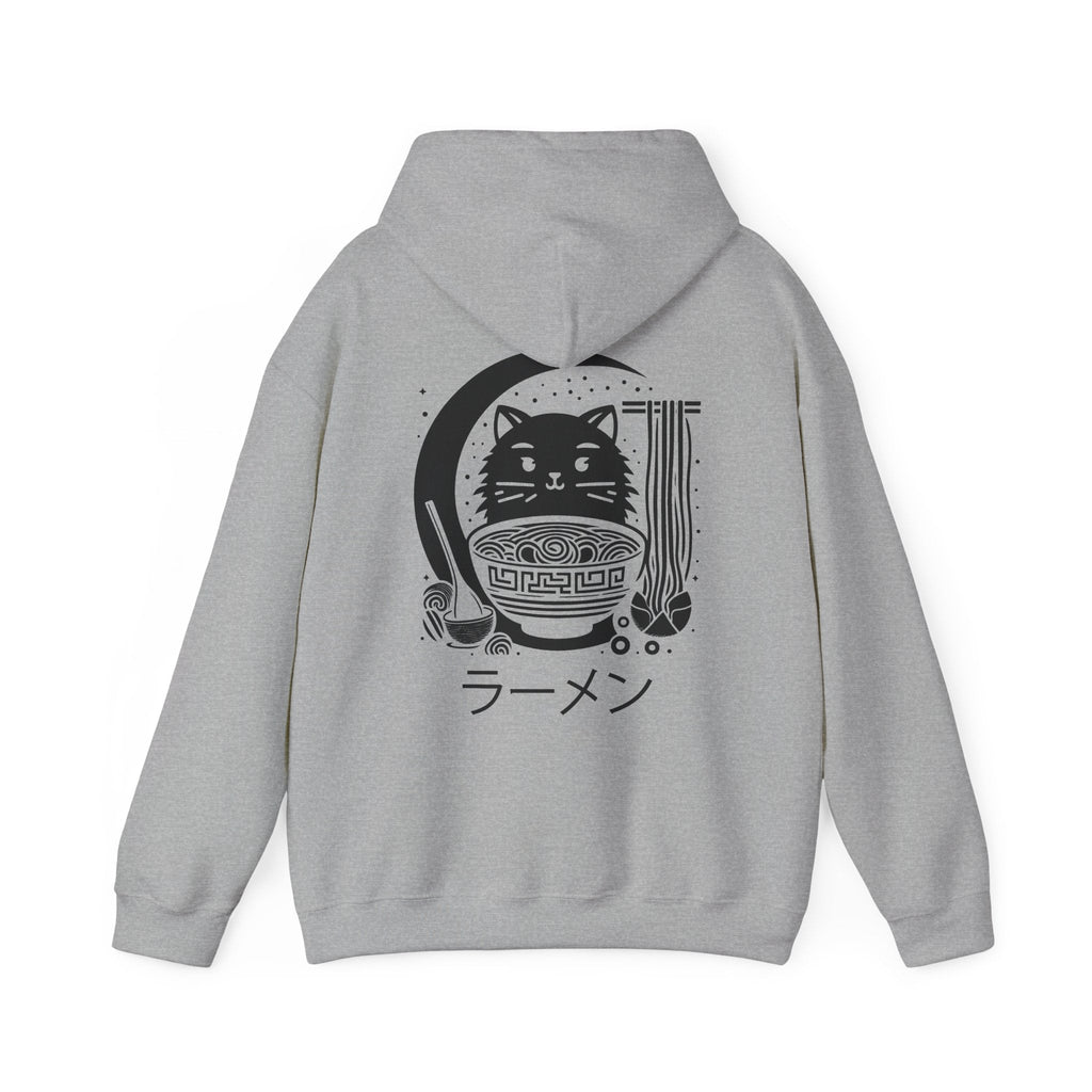 Kawaii Cat Ramen Hoodie – Süßes Nudel-Motiv Hoodie – Kalabula