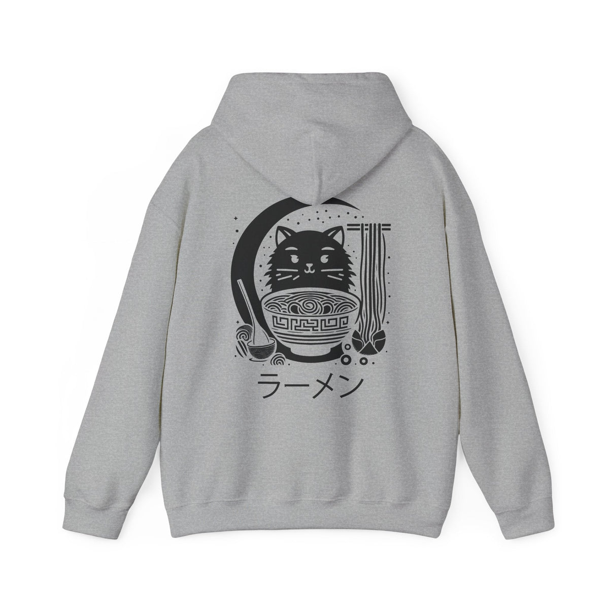 Kawaii Cat Ramen Hoodie – Süßes Nudel-Motiv Hoodie – Kalabula