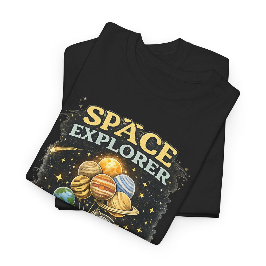 Space Explorer T-Shirt – Astronaut, Galaxie & Planeten Grafik-T-Shirt