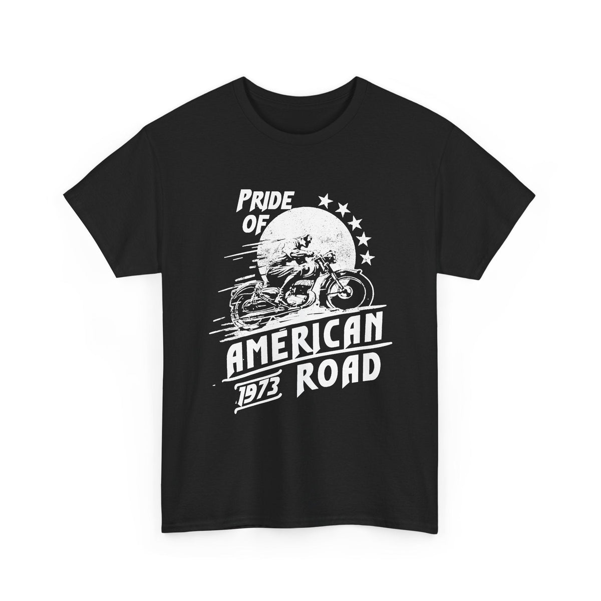 American Biker T-Shirt – American Road Vintage-Motorrad T-Shirt