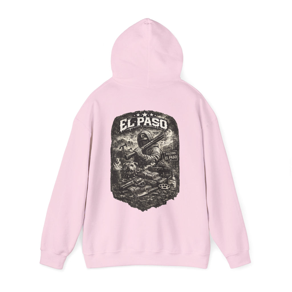 El Paso Hoodie Texas Border Streetwear, Dark Western Graphic Hoodie, Urban Unisex Hoodie – Kalabula