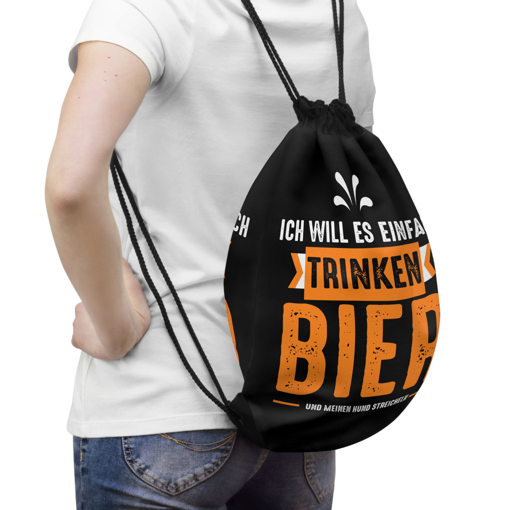 Bier & Hund Turnbeutel – Lustiger Spruch für Hundeliebhaber von Kalabula