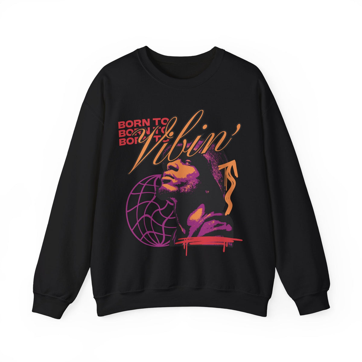 Born to Vibin' Sweatshirt – Sweatshirt von Kalabula