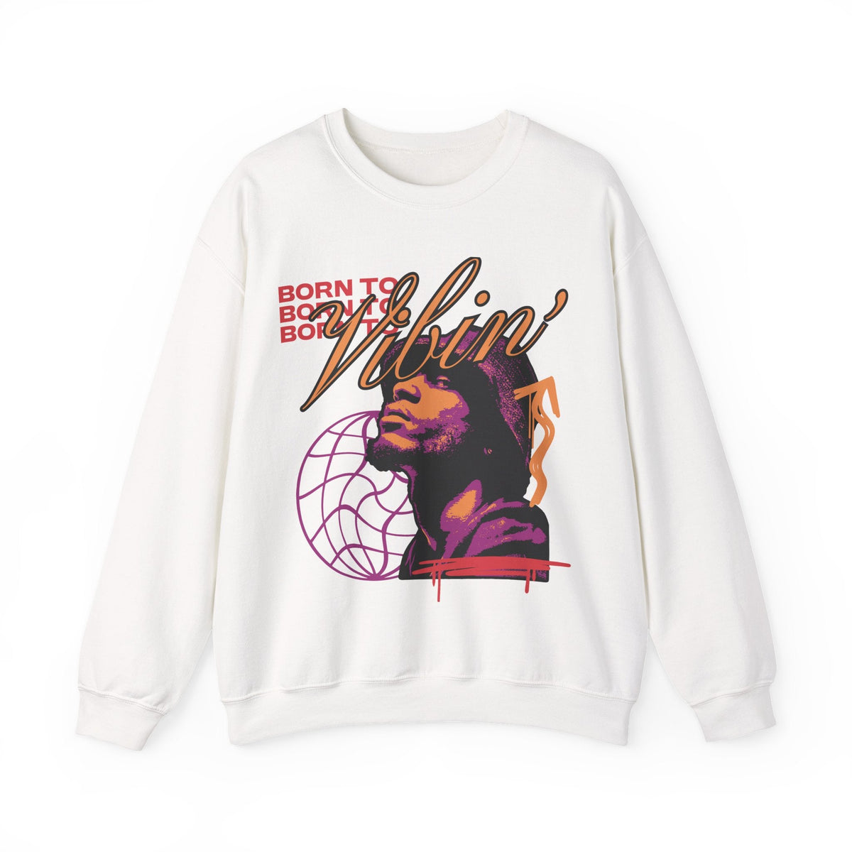 Born to Vibin' Sweatshirt – Sweatshirt von Kalabula