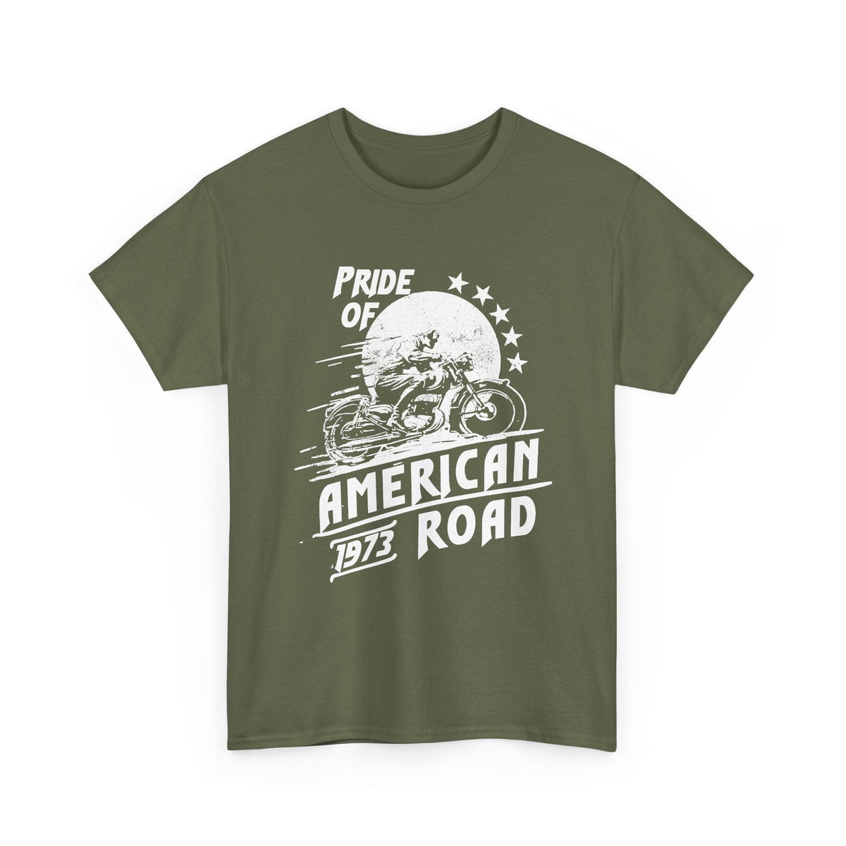 American Biker T-Shirt – American Road Vintage-Motorrad T-Shirt