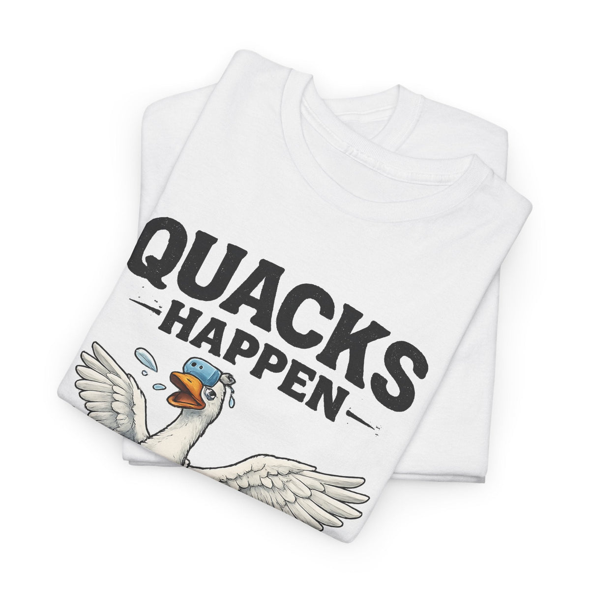 “Quacks Happen” Diabetes T-Shirt – Lustige Diabetes-Ente Grafik-T-Shirt