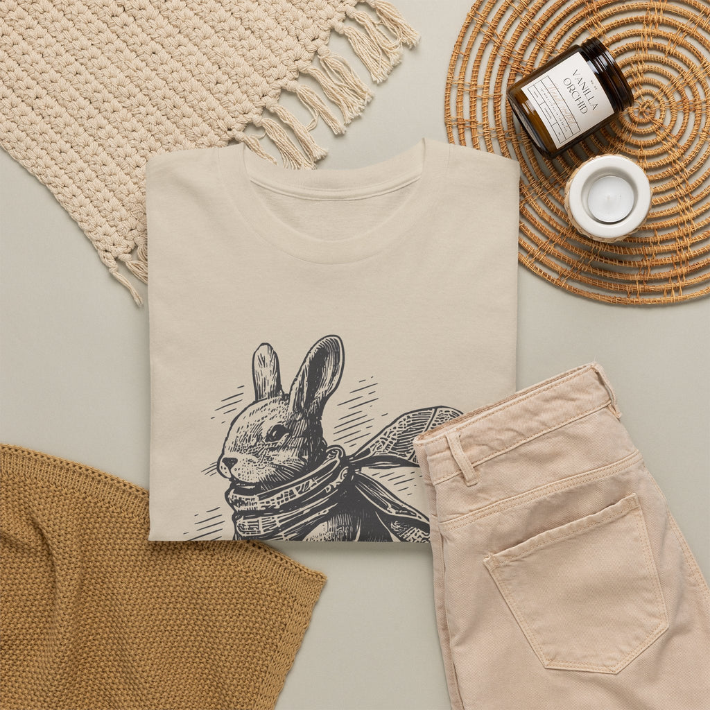 Bicycle Bunny T-Shirt – Lustiger Vintage-Hase Grafik-T-Shirt