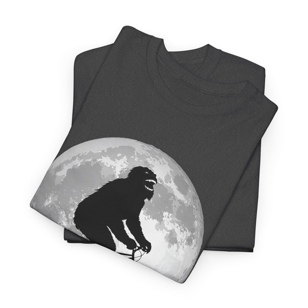 Bigfoot Bicycle T-Shirt – Mond & Natur-Abenteuer Grafik-T-Shirt
