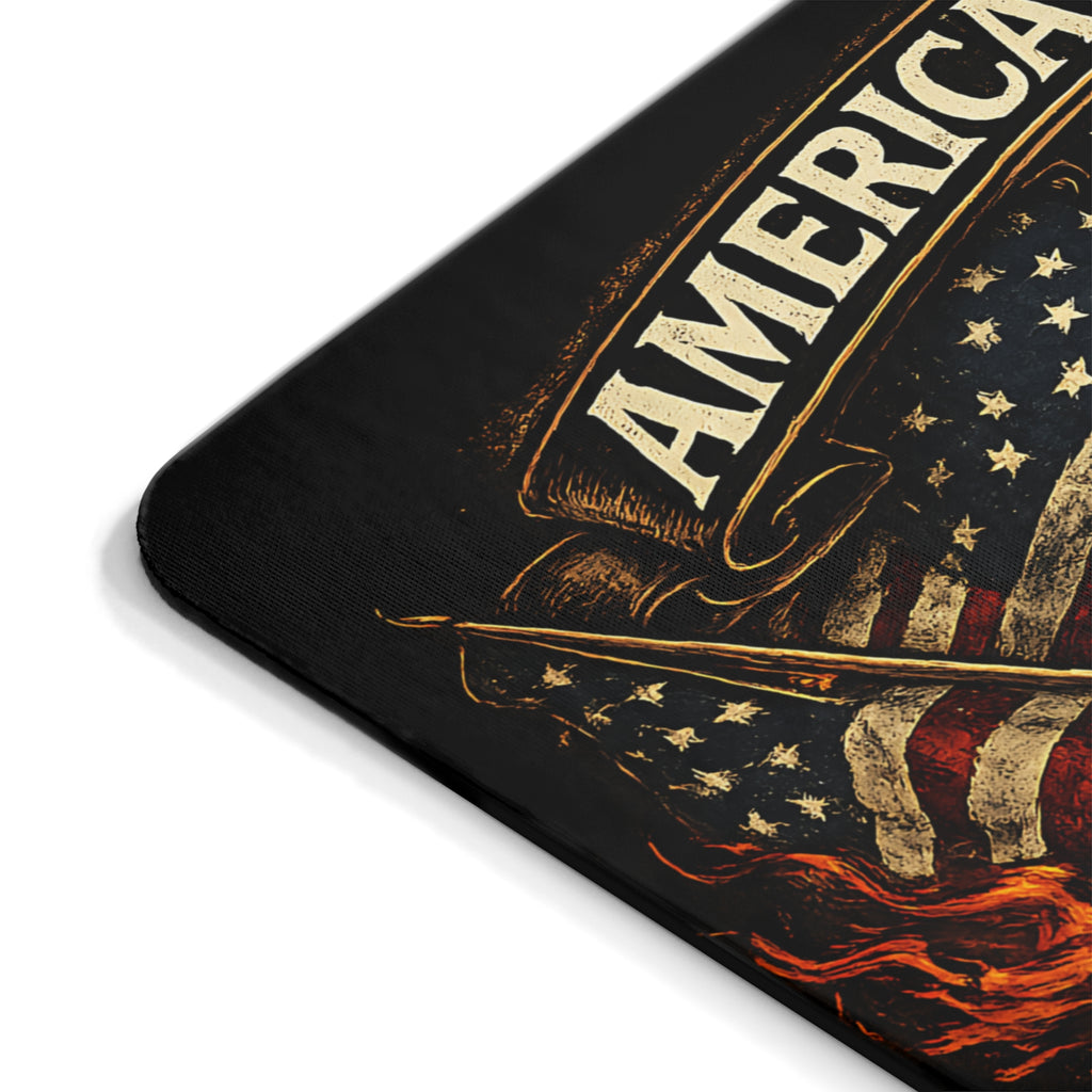 American Pride Mousepad – USA Motorrad Biker Design – Mousepad von Kalabula, 23,2 × 19,4 cm