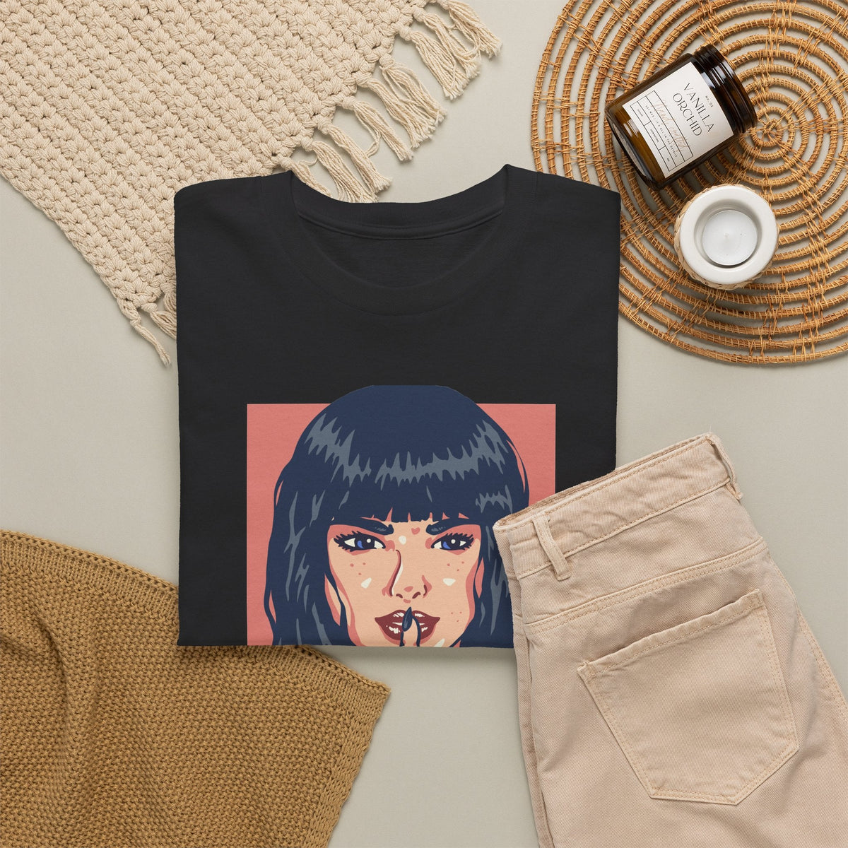 Urban Pop Art T-Shirt – Retro 90er Grafik-T-Shirt