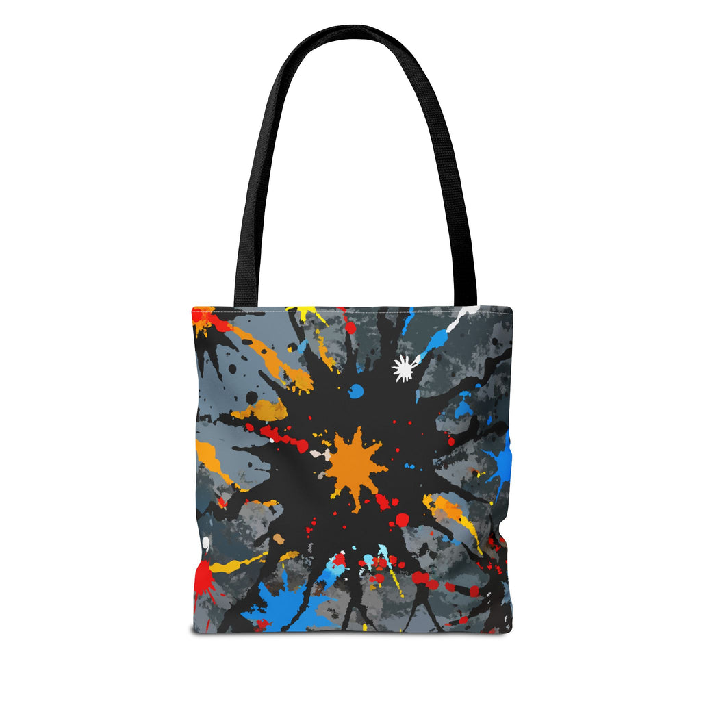 Abstrakte Kunst Stofftasche – Color Splash Design