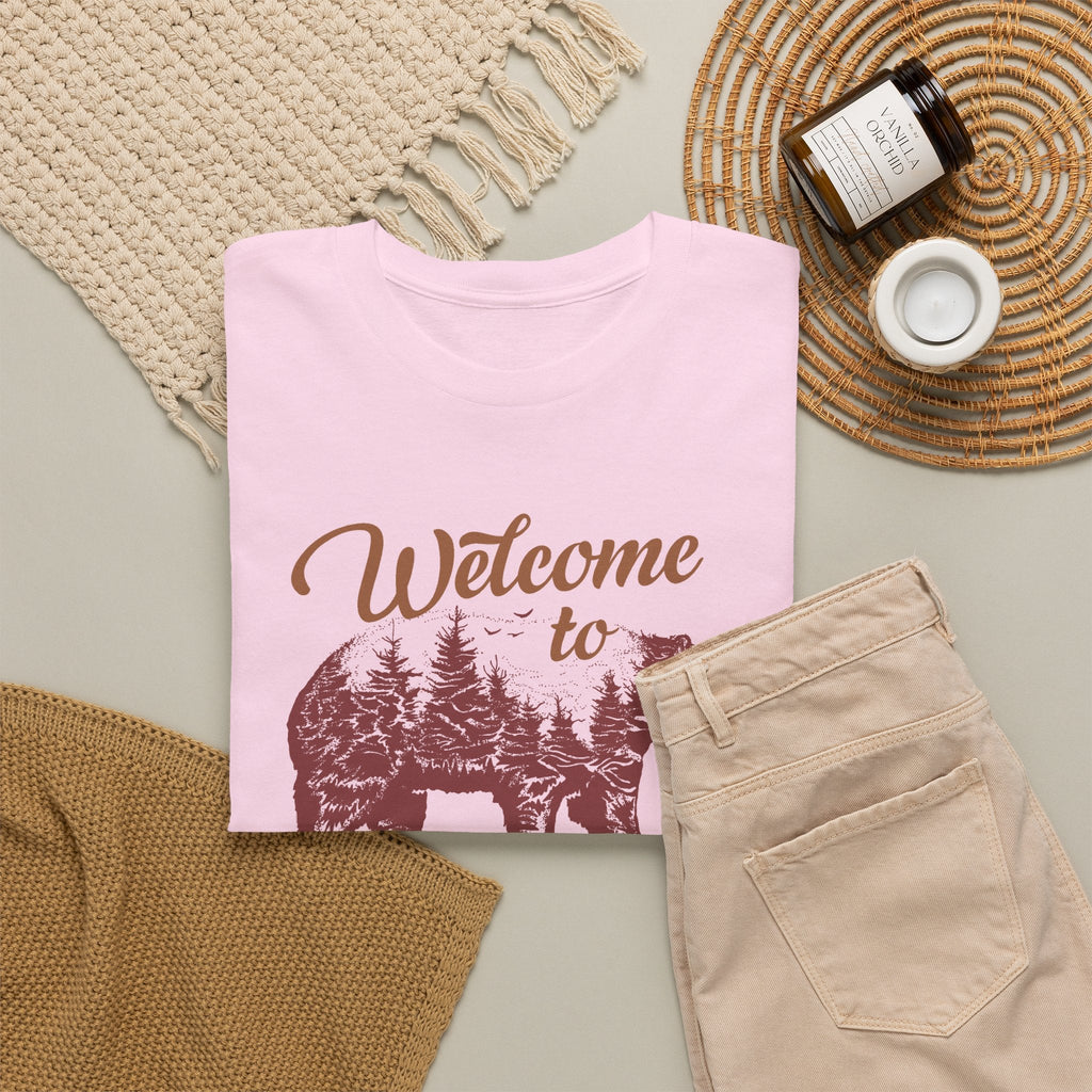 Welcome to California T-Shirt – Vintage Kalifornien-Bär Grafik-T-Shirt
