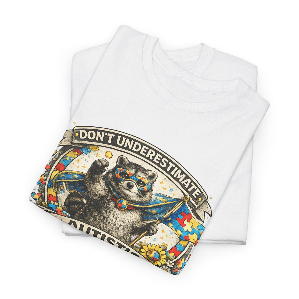 Autism Superpowers T-Shirt – „Unterschätze Autismus nicht“ Grafik-T-Shirt