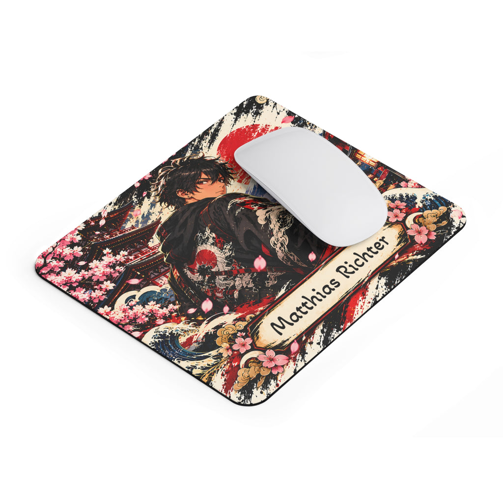 Personalisiertes Anime Mousepad mit Name – Japan Design – Mousepad von Kalabula, 23,2 × 19,4 cm