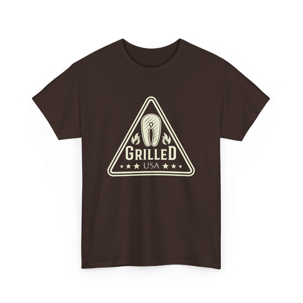 USA BBQ T-Shirt – Vintage Barbecue & Grilled Steak Grafik-T-Shirt