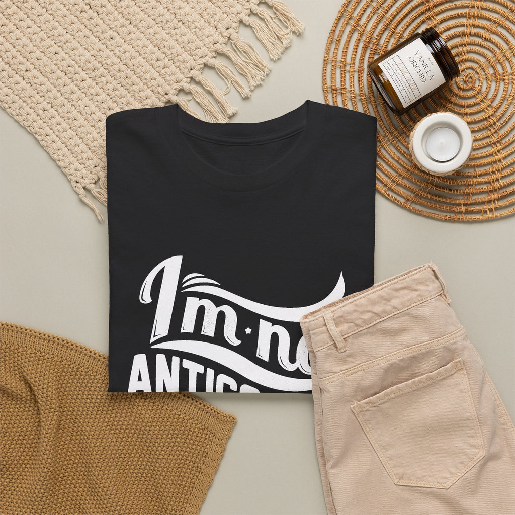 “I’m Not Antisocial, Society Is Anti-Me” T-Shirt – Lustiger Introvert Grafik-T-Shirt