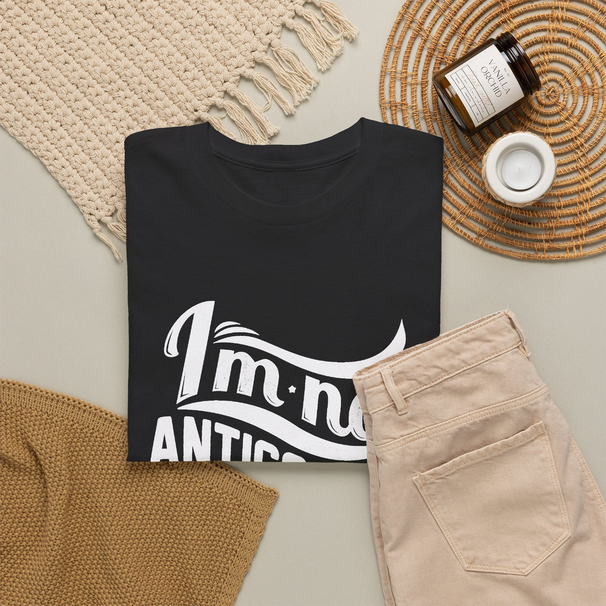 “I’m Not Antisocial, Society Is Anti-Me” T-Shirt – Lustiger Introvert Grafik-T-Shirt