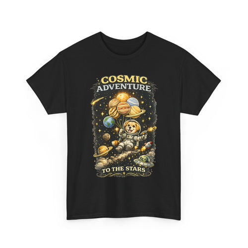 Astronaut Dog T-Shirt – Weltraum-Abenteuer Grafik-T-Shirt
