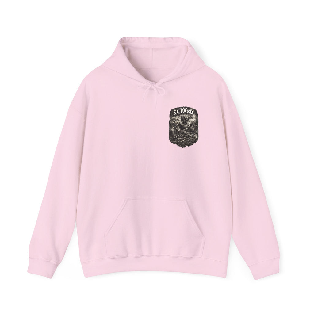 El Paso Hoodie Texas Border Streetwear, Dark Western Graphic Hoodie, Urban Unisex Hoodie – Kalabula