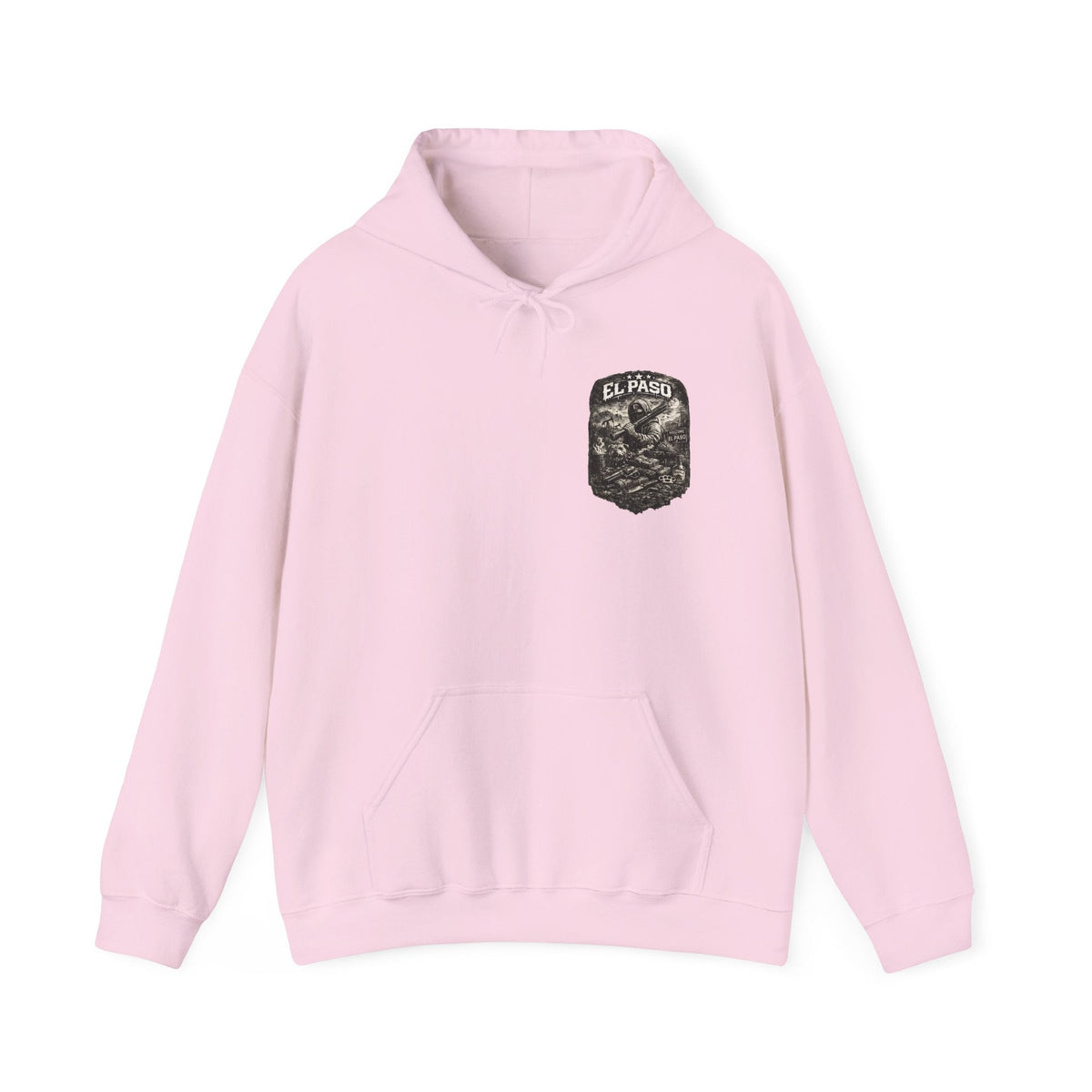 El Paso Hoodie Texas Border Streetwear, Dark Western Graphic Hoodie, Urban Unisex Hoodie – Kalabula