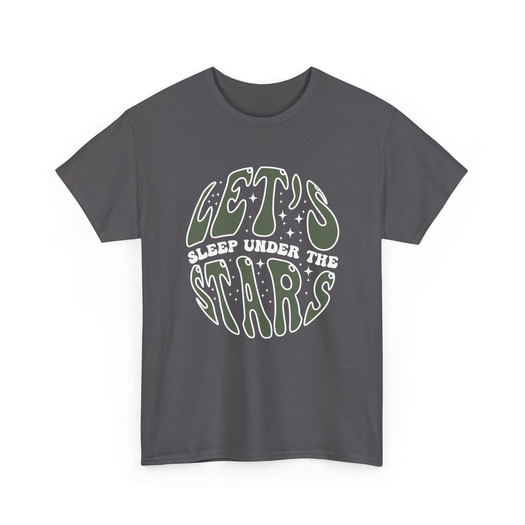 “Let’s Sleep Under the Stars” T-Shirt – Camping & Outdoor Grafik-T-Shirt