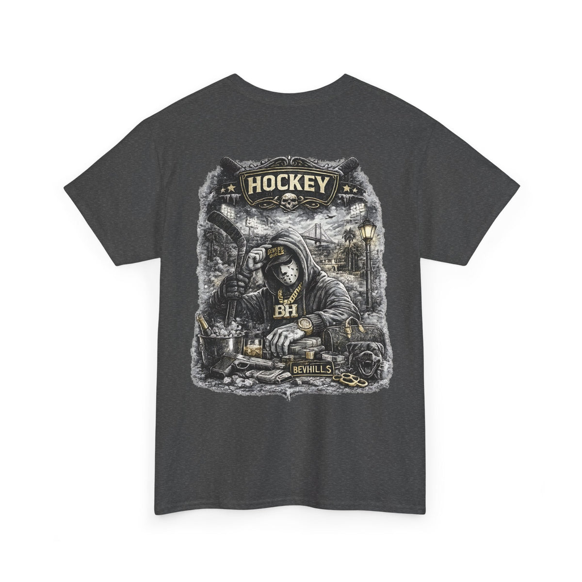 Hockey Streetwear T-Shirt – Urban Oversized Grafik-T-Shirt