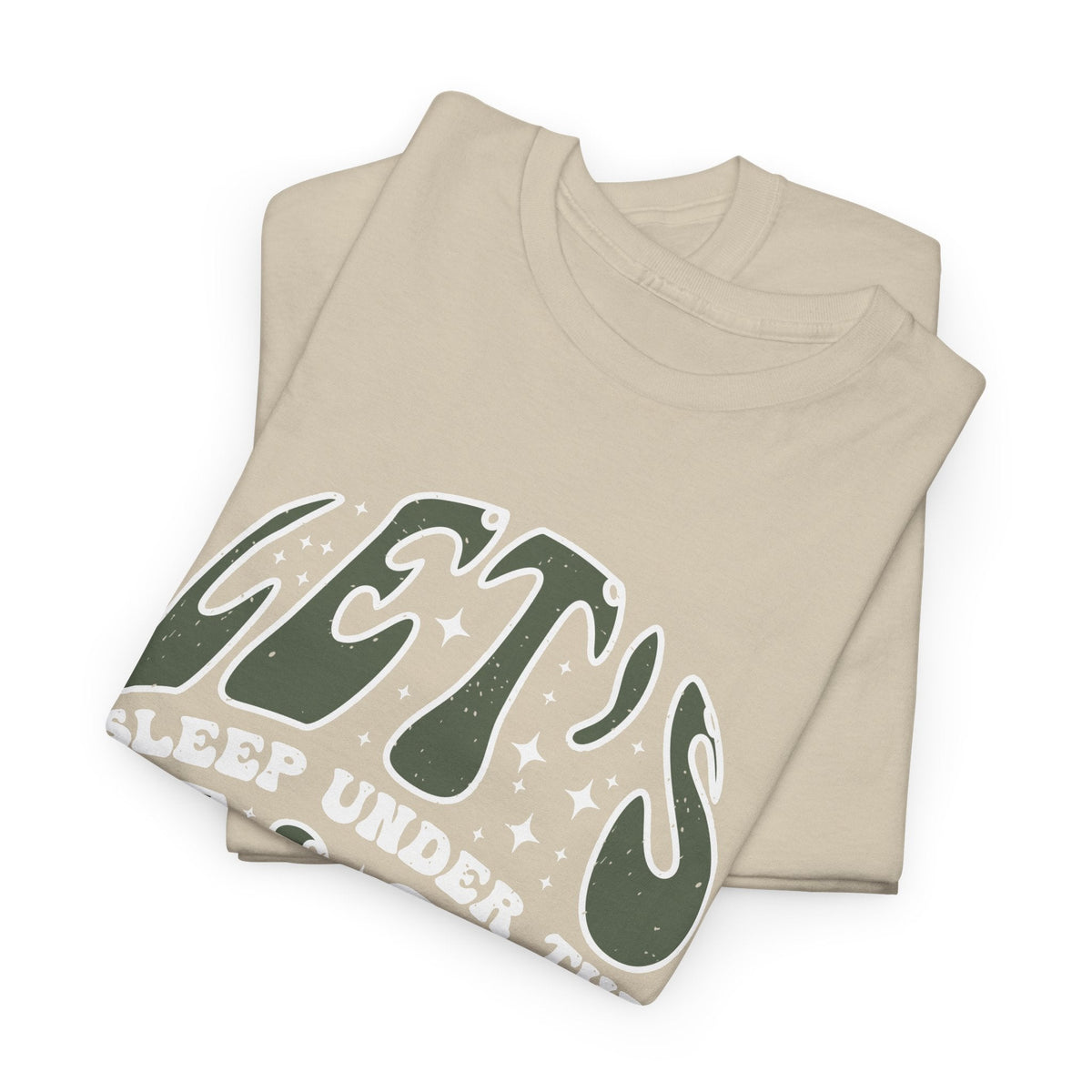 “Let’s Sleep Under the Stars” T-Shirt – Camping & Outdoor Grafik-T-Shirt